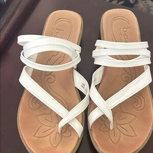 b.o.c. White Strappy Sandals